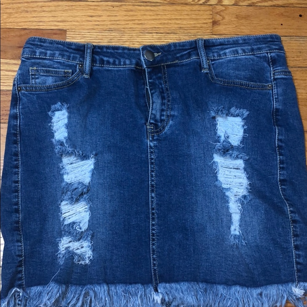Jean skirt